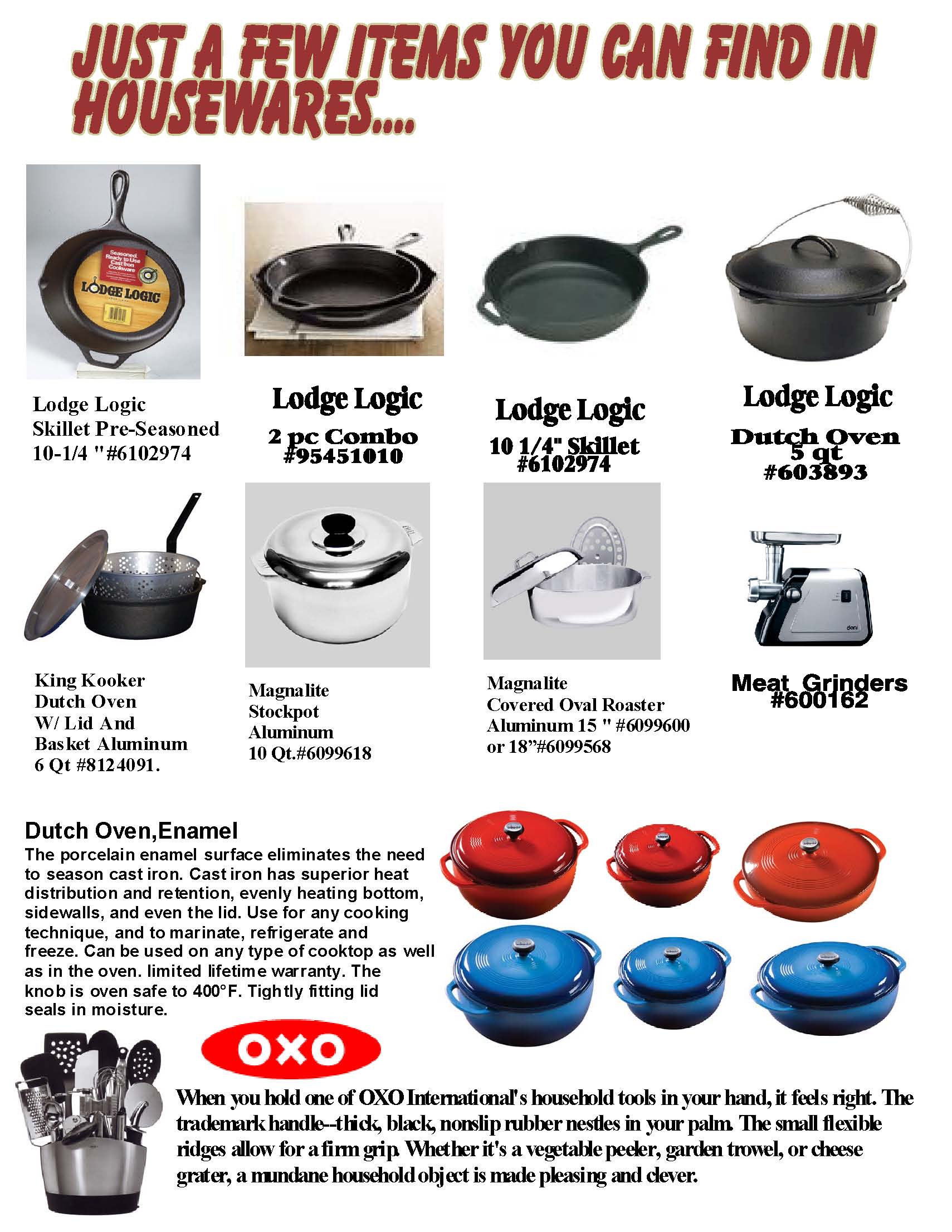 Cookware S&S Home Center